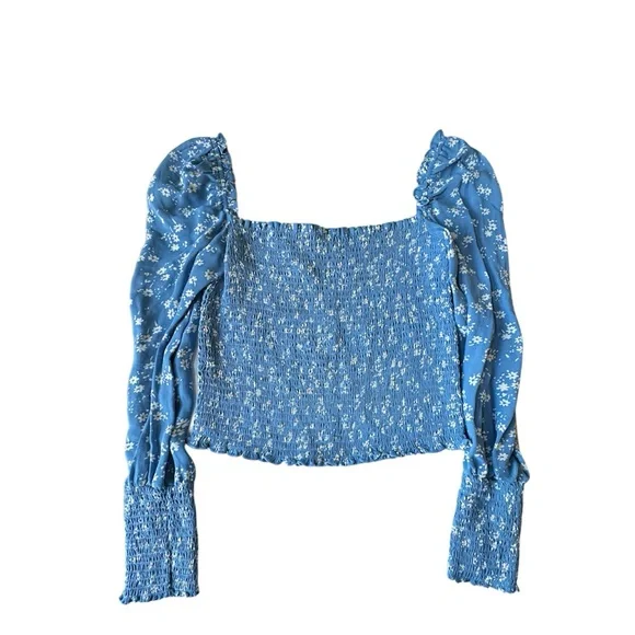 Reformation Pinto Top in Lassen Blue Size Medium - Picture 5 of 7